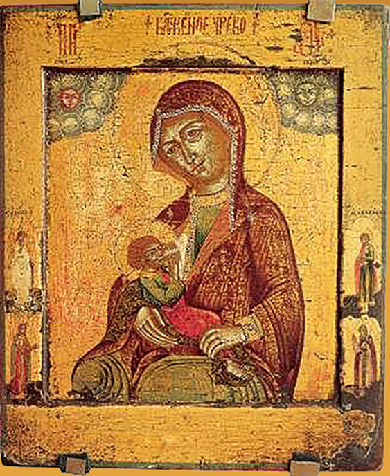 Icon of the Virgin of Barlovskaya (Blessed Womb)