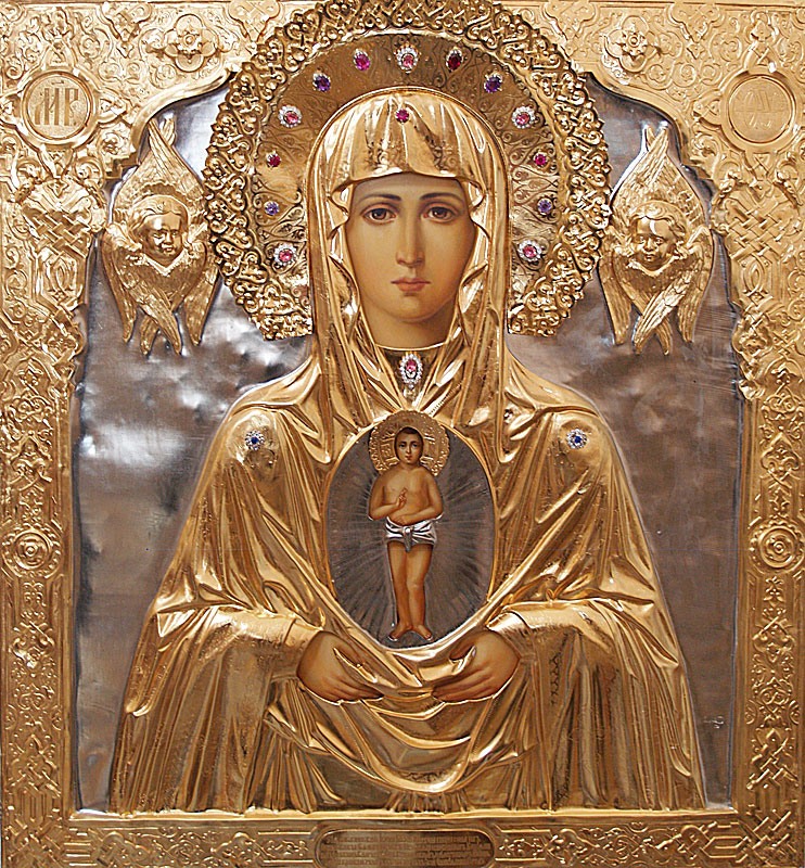 Icon of the Mother of God “Albazinskaya” Word flesh byst
